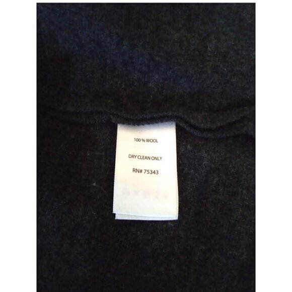 FENN Wright Manson Gray Wool Latch Hook Hooded Cardigan Sz M - Picture 8 of 8